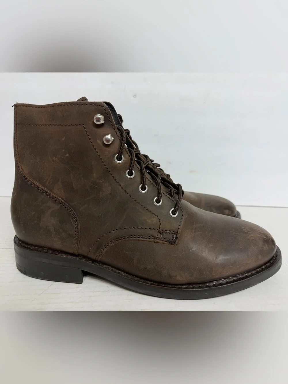 Men’s Thursday Boot Co President Size 9 US Tobacco Brown Leather Boots
